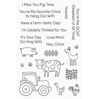 My Favorite Things Clear Stamps - Farm-tastic Friends